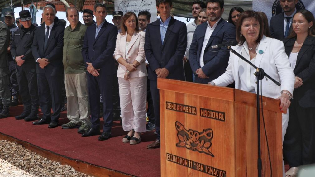 Patricia Bullrich encabezó la quema de 47 toneladas de droga en Misiones