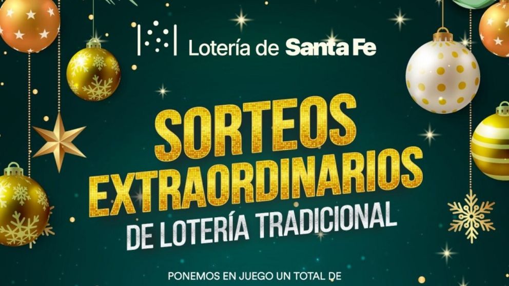 Se viene el Gordo de Navidad de la Lotería de Santa Fe: ¿Cómo jugar?