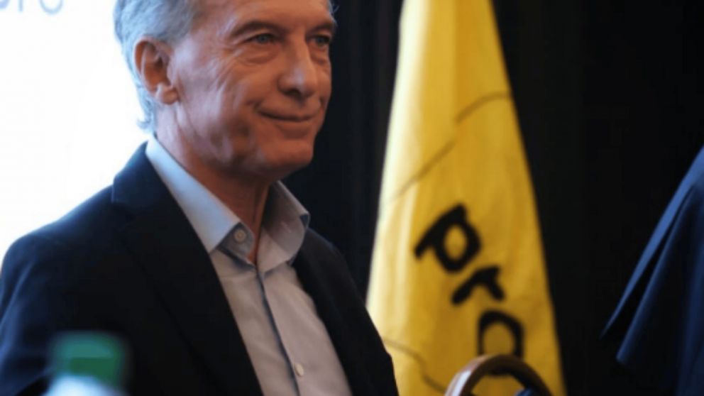 Mauricio Macri durante la Convención Federal del PRO.