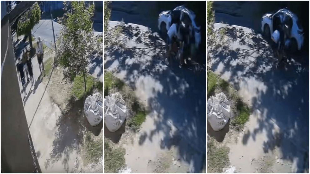 Los agresores molieron a golpes al automovilista, que requirió atención médica.