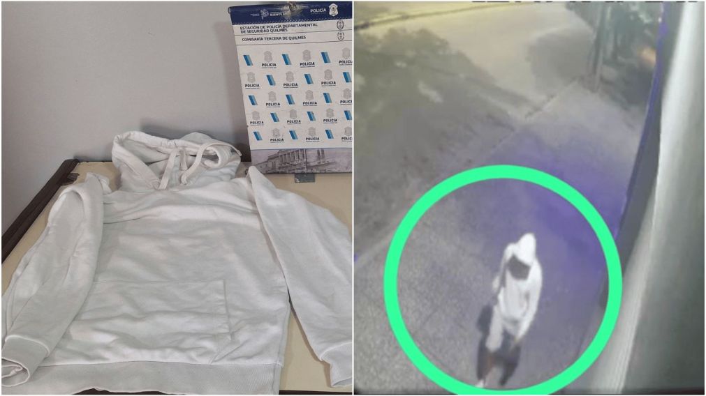 Ropa secuestrada, usada por uno de los malvivientes.