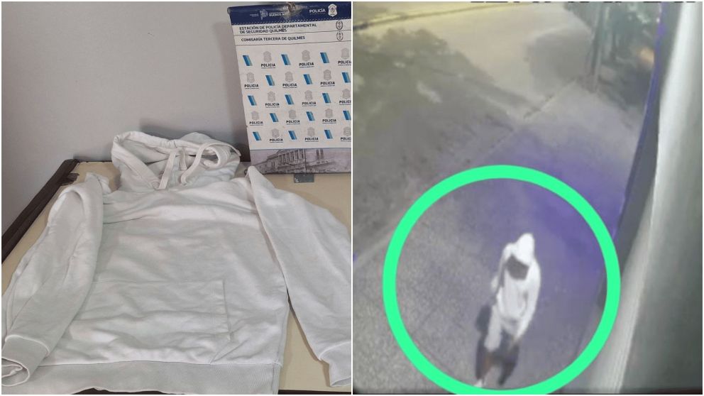 Ropa secuestrada, usada por uno de los malvivientes.