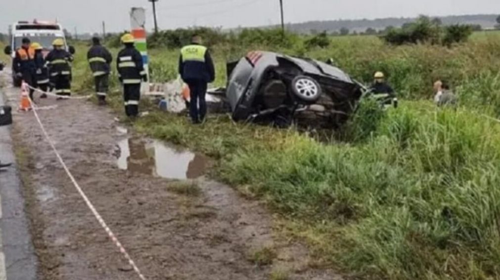 El vuelco se produjo en la provincia de Catamarca (TV Interior)