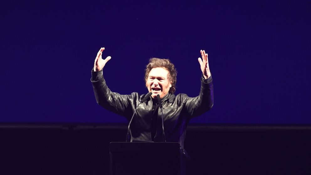 El presidente Javier Milei dejó frases de todo tipo en su primer año de gobierno (Crónica / Pablo Villán)