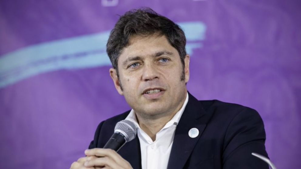 Axel Kicillof encabezó un acto en la localidad bonaerense de San Martín.
