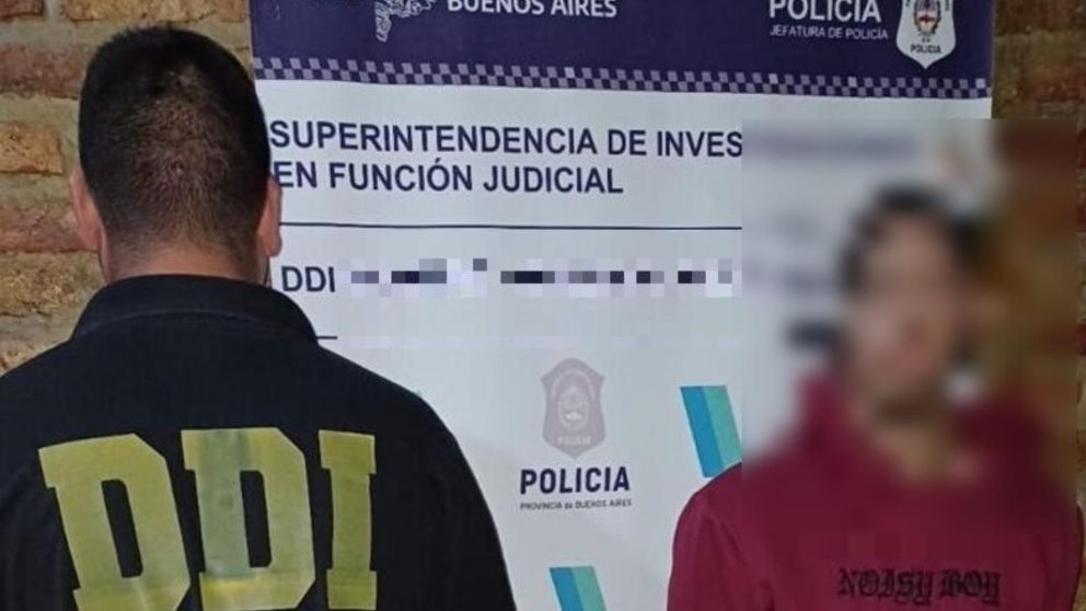 Este es el sujeto que fue apresado por los investigadores policiales.