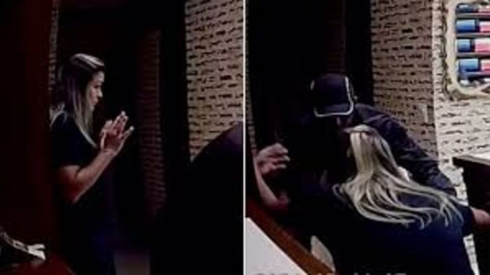 Las im�genes quedaron grabadas por las c�maras de seguridad del local.
