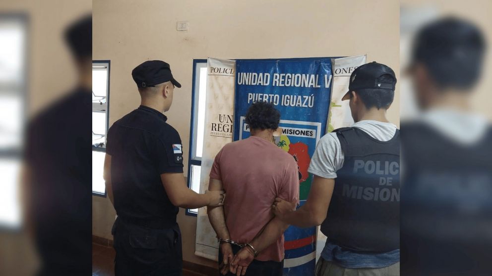 El detenido cuyas iniciales son R.A.R y es conocido como "El brasileño".