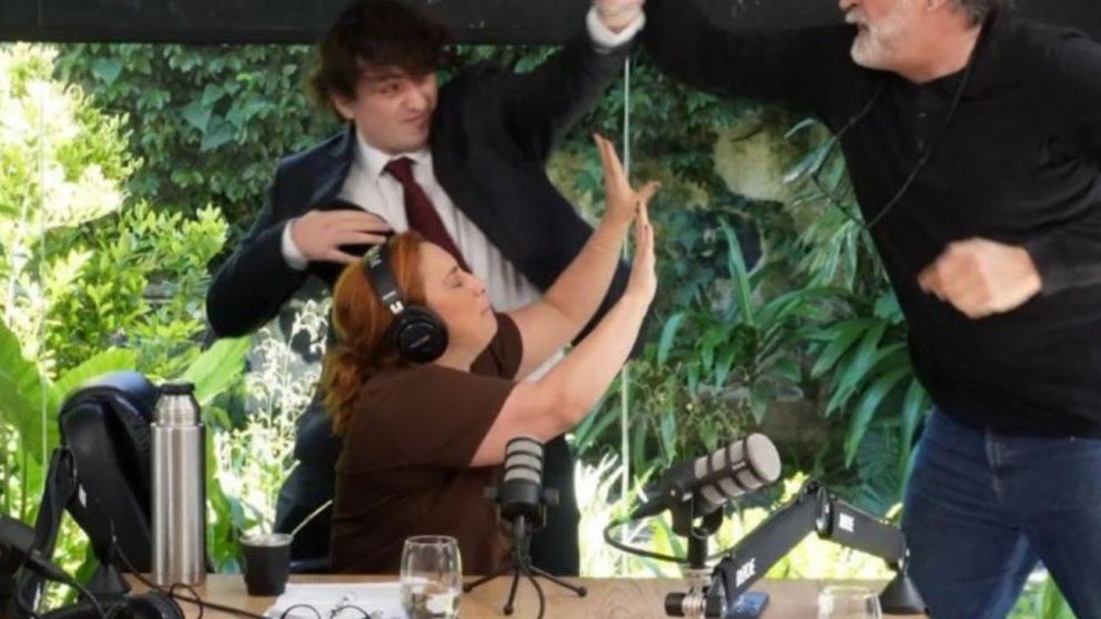 El influencer libertario dijo que fue agredido por Eduardo Belliboni.