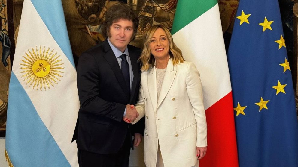 Javier Milei sumará otra cita con su par italiana, Giorgia Meloni.