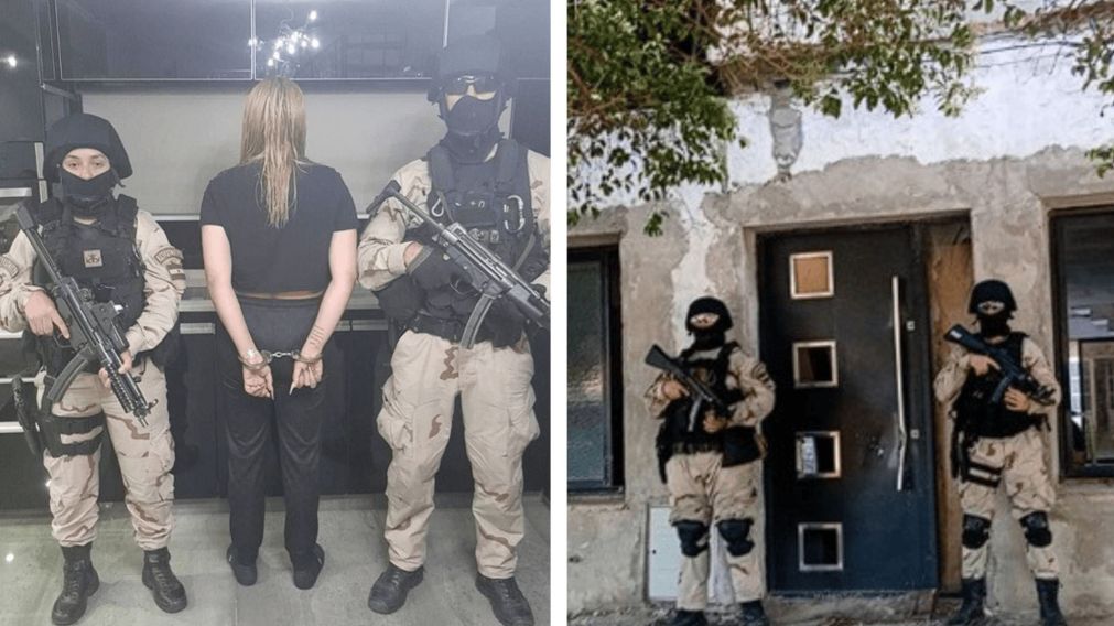 �VIDEO! As� detuvieron a dos hermanas del l�der de Los Monos