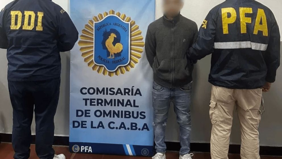 E homicida que intentaba fugarse cuando fue detenido.