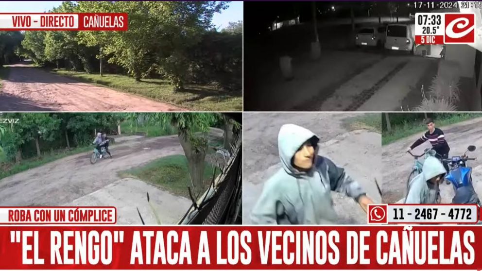 "El Rengo" es un peligroso delincuente que atemoriza a los vecinos de Cañuelas.
