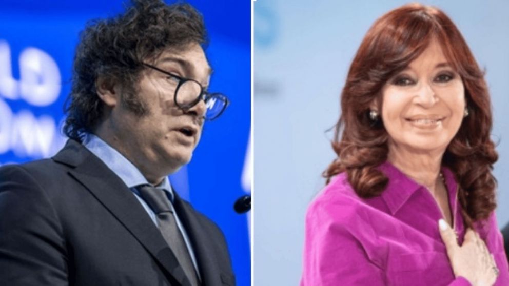 A qué hora habla Javier Milei y le responde a Cristina Kirchner.