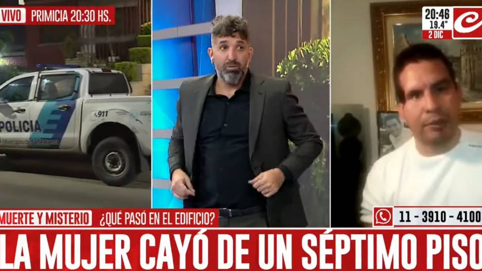 Murió la mujer de Fernando "Negro" Cáceres tras caer de un séptimo piso.