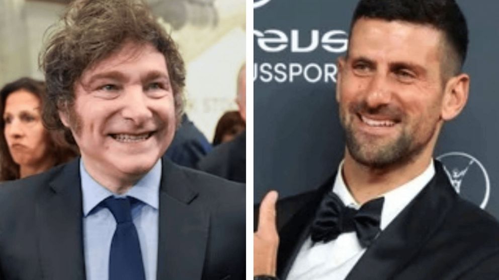 Javier Milei recibirá a Novak Djokovic en la Quinta de Olivos