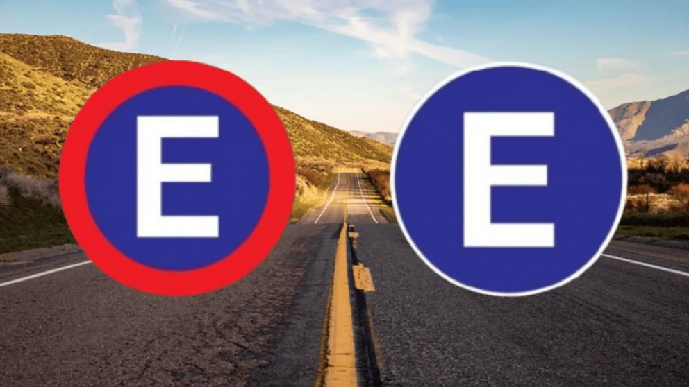 Las se�ales de tr�nsito "E" parecen iguales pero no lo son (Imagen ilustrativa).