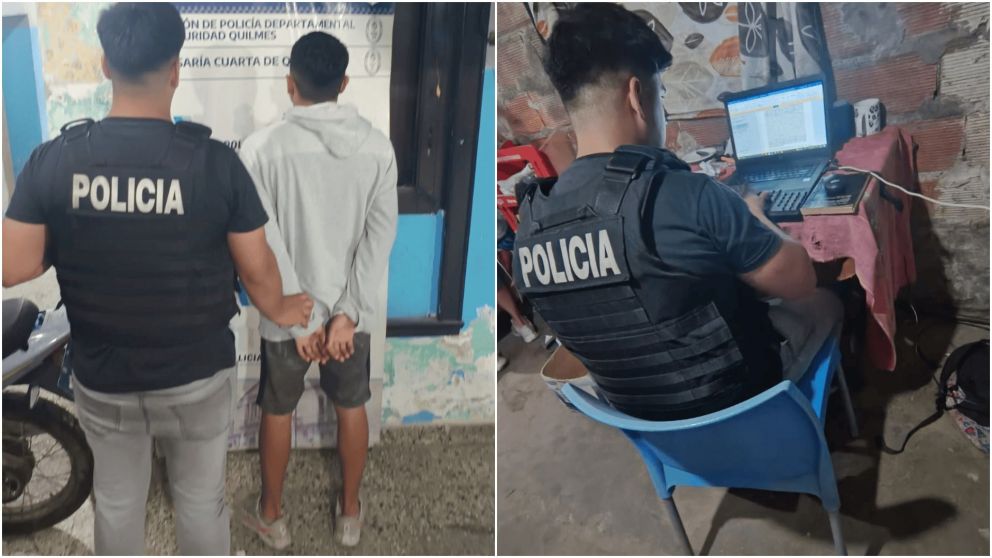 El acusado fue detenido durante un allanamiento.