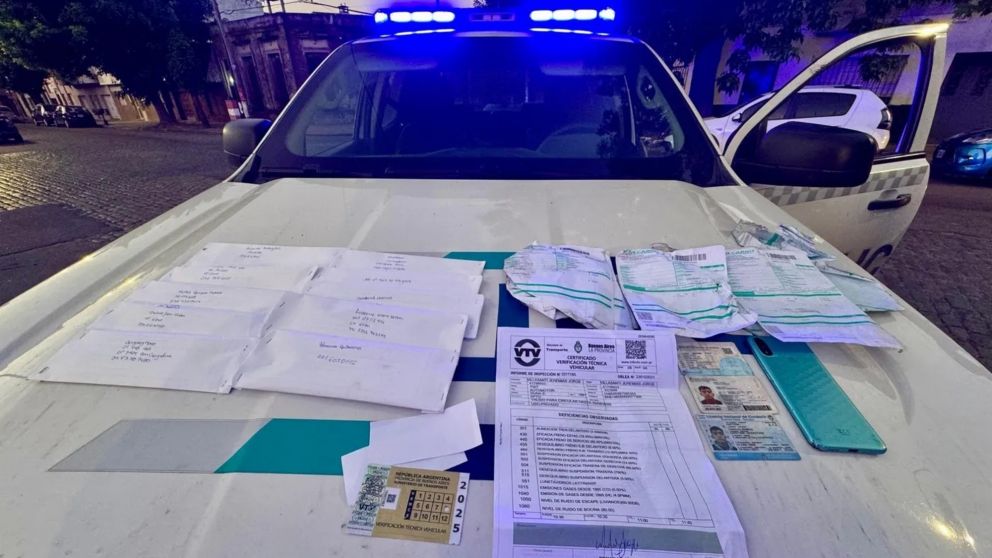 Los elementos secuestrados durante el operativo, quedaron a disposici�n de la Justicia.