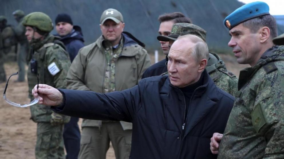 Vladimir Putin supervisa todas maniobras militares rusas (Archivo).