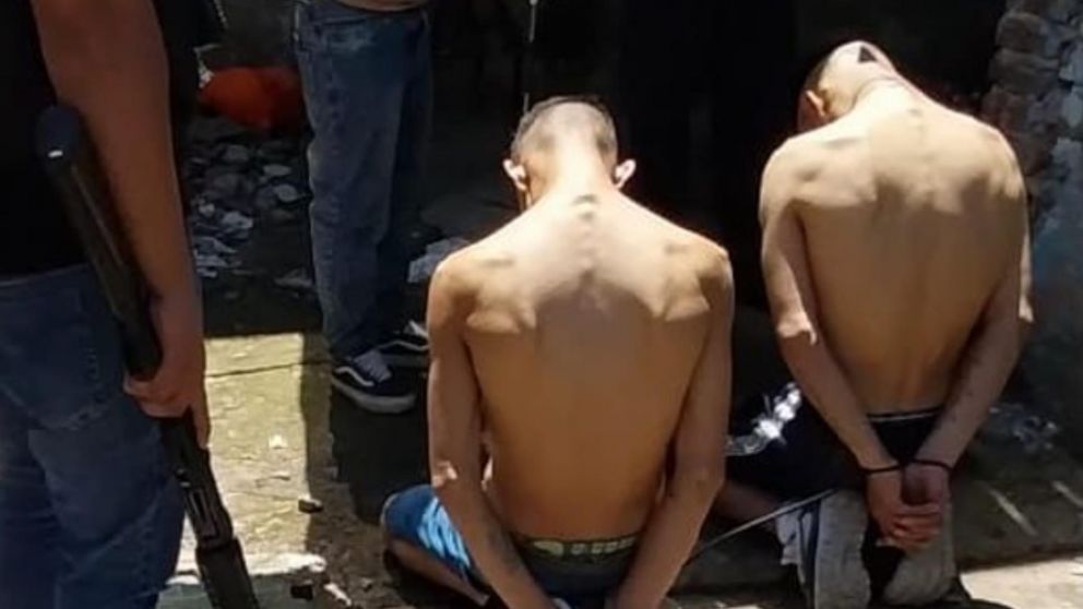 Estos son los marginales que fueron capturados por los pesquisas policiales.