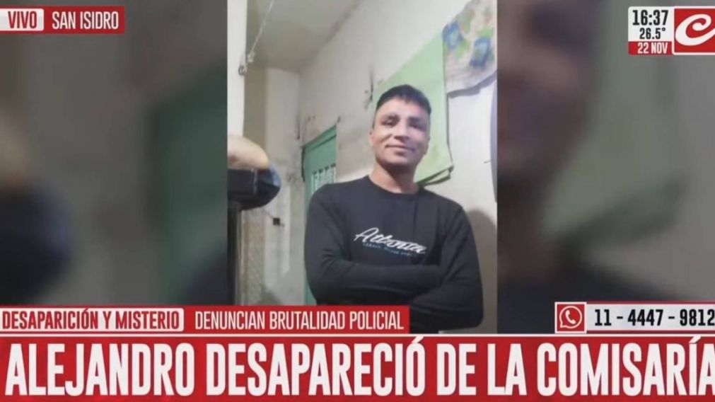 Búsqueda de Alejandro: lo liberaron de la comisaría y desapareció, esto dice su familia