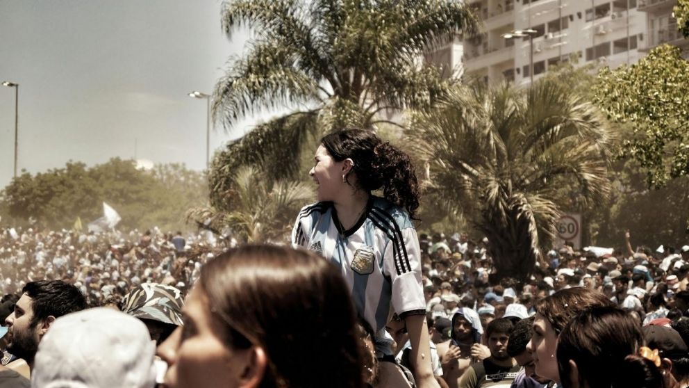 Festejos del Mundial.