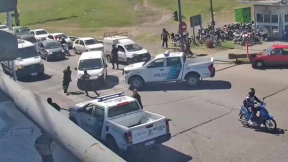 El escenario del feroz enfrentamiento a tiros ocurrido este miércoles.