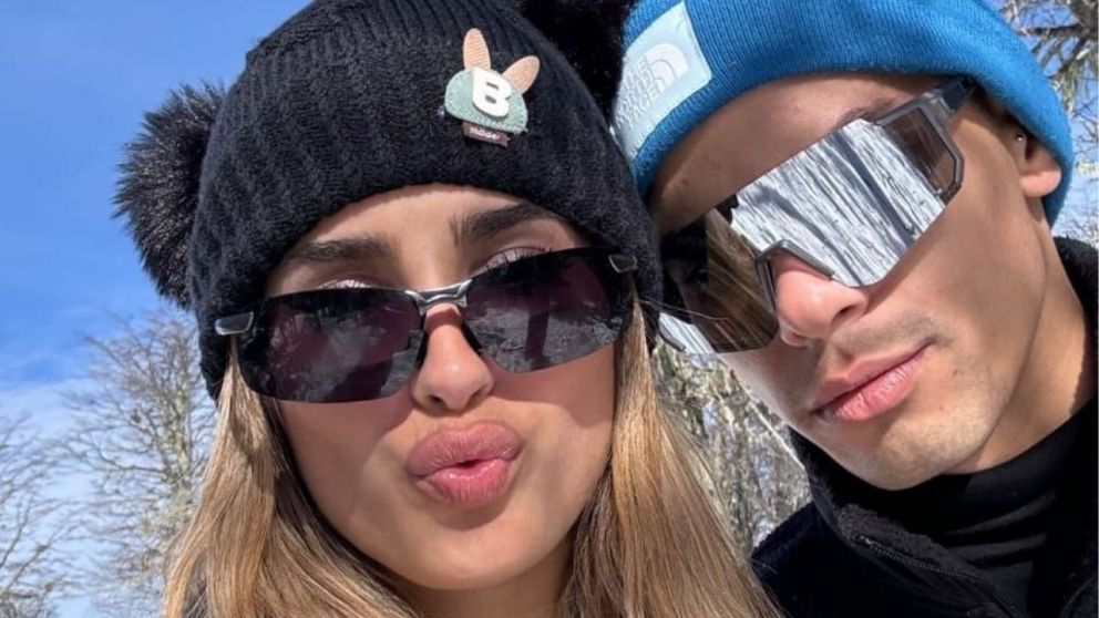 Julieta Poggio junto a su novio, el influencer Fabri Maida.