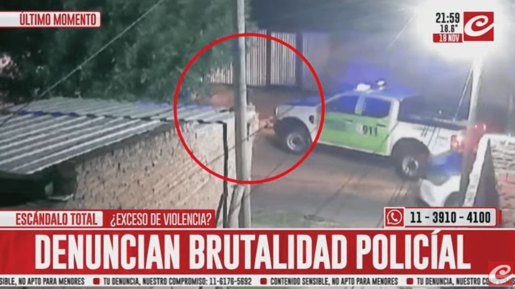 El hecho quedó filmado en un video aportado a la causa.