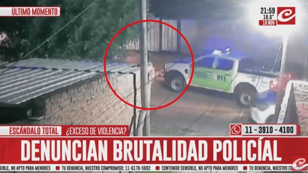 El hecho quedó filmado en un video aportado a la causa.