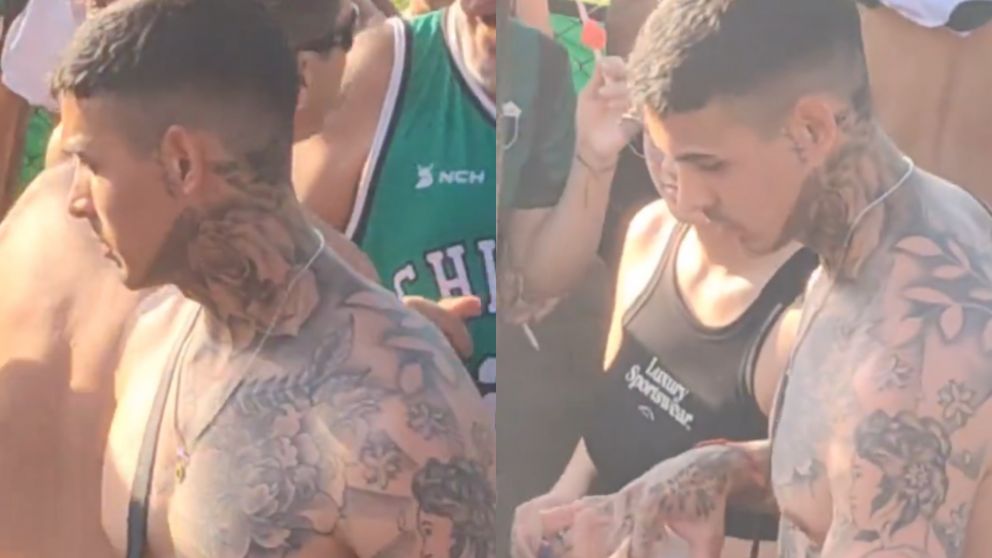 El heladero que enamoró a la hincha de Nueva Chicago.