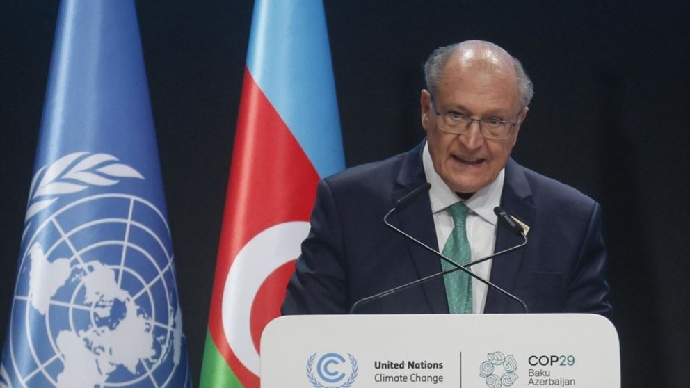 Alckmin busca posicionar a Brasil como líder en la lucha contra el cambio climático.