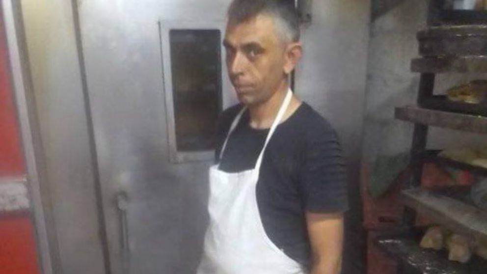 La imagen, en vida, del panadero Gabriel Pablo Rodríguez.