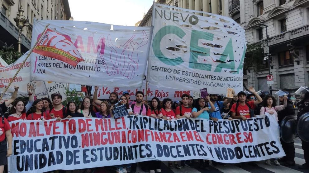 Es la tercera marcha universitaria federal del año.