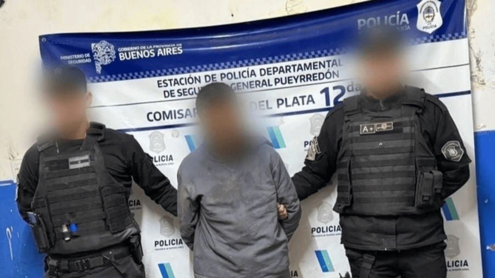 El hombre qued� detenido.