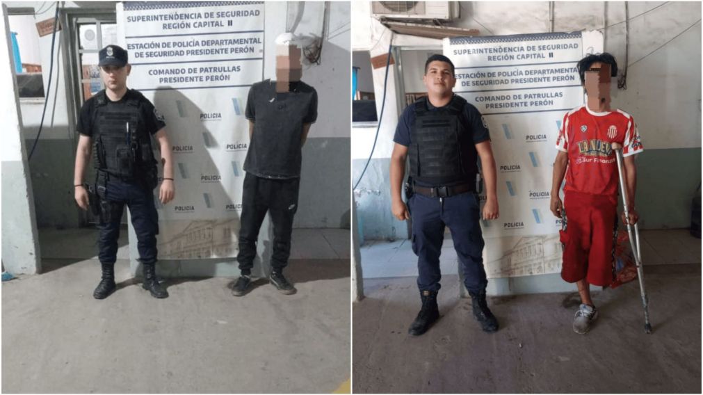 Los dos acusados terminaron en la comisaría.