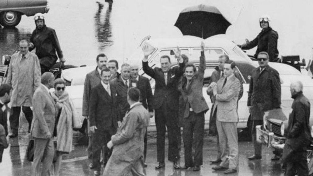 Llegada de Juan Domingo Perón a nuestro país (Archivo).
