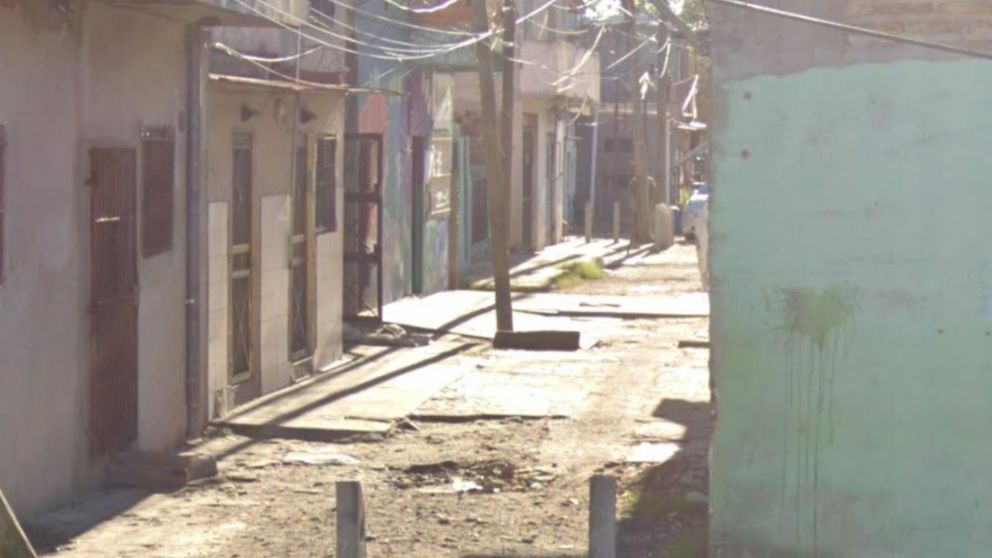 Acá, en este vecindario, fue hallado el cadáver de Lorena Vanesa Suárez.