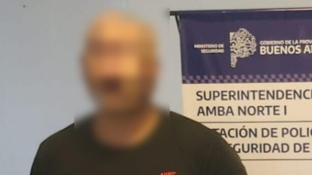 Este es el individuo que fue apresado por la muerte de Osvaldo Víctor Sandoval.