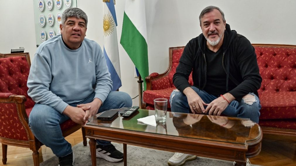 Los dos gremialistas se reunieron en la sede de la Asociación Trabajadores del Estado.