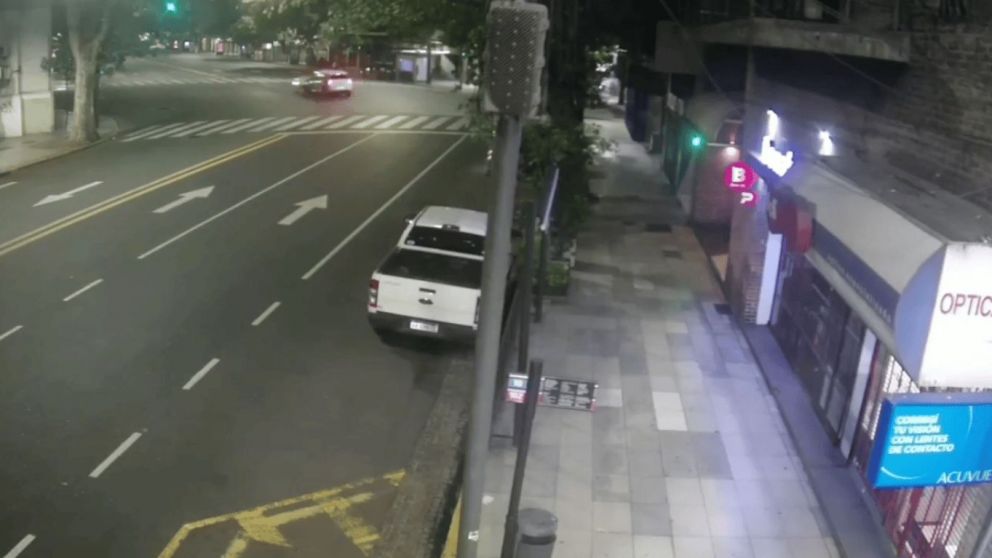 Impactante choque en Recoleta.