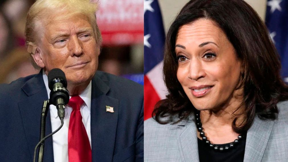 Donald Trump y Kamala Harris debaten en televisi�n para llegar a la Casa Blanca.