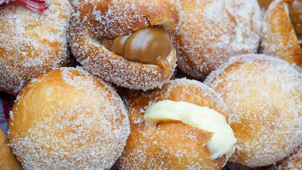 Receta de berlinesas: cómo hacer bolas de fraile fáciles y económicas con más de un relleno.