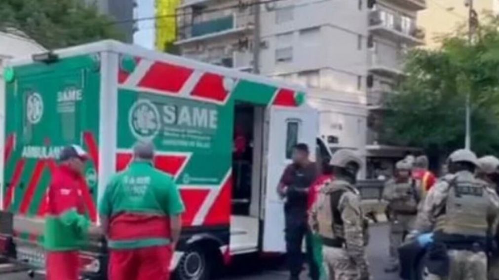 El sujeto fue llevado a un hospital de la zona (NA).