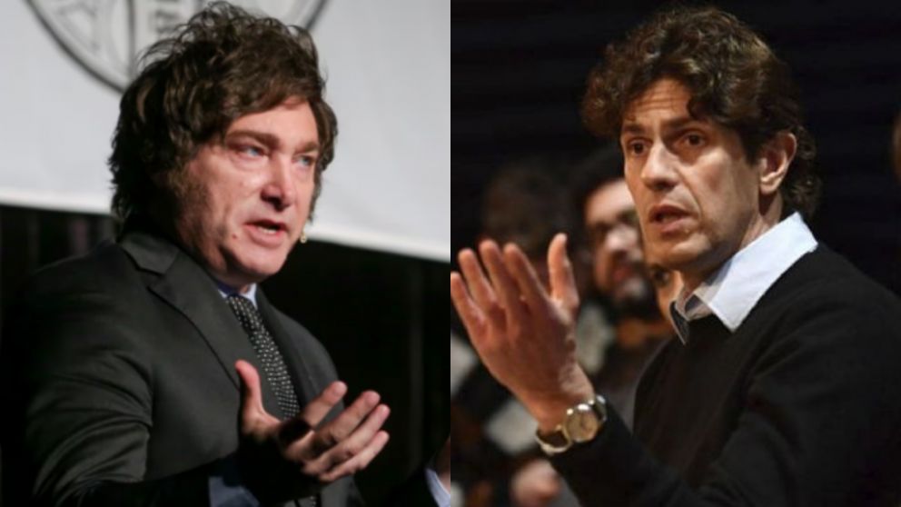 Javier Milei sali� con los tapones de punta contra Mart�n Lousteau.