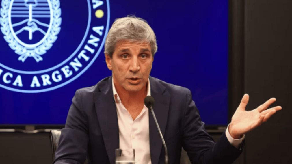 El ministro de Economía, Luis Caputo.