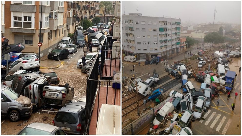 Hay decenas de muertos y desaparecidos en España (X).