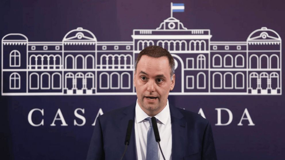 Manuel Adorni fue designado a cargo de la Secretaría de Comunicación y Medios y ahora tendrá rango de ministro (Imagen NA).