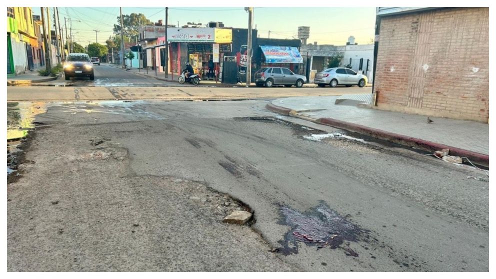 El lugar en el que fue cometido el crimen (Gentileza: Cadena 3).